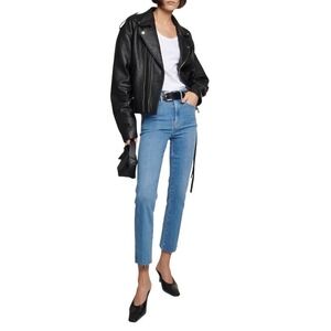 Frame Denim Le Sylvie Slender Straight Jeans, Size 28, EUC